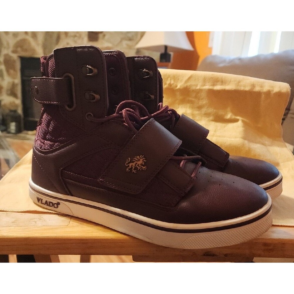 Vlado Atlas 2 Mens Shoes Size 8 Maroon High Top Athletic Sneakers